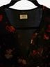Wilfred 100% Polyester Floral Black Red Blouse Size M - photo 5