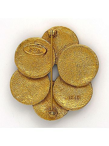 Chanel Chanel Coco Mark Brooch, GP Gold, Women's (view 2)