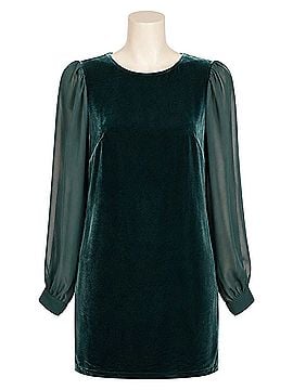 j crew green velvet dress Women's J. Crew Factory $128 Old Forest Green Velvet Sleeveless Midi Dress NWT