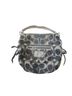Coach 100% Leather Print Black Gold Leather Bucket Bag One size - photo 1