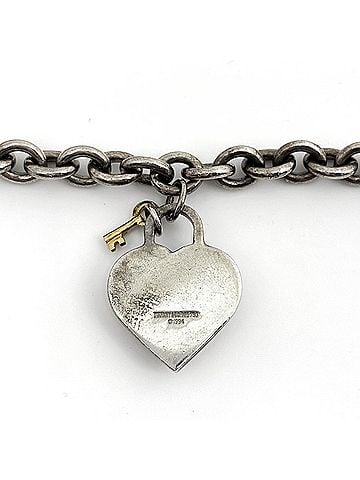 Tiffany & Co. Tiffany &amp; Co. Heart Lock Chain Necklace Key Sterling Silver 925 750 Women's (view 2)