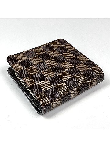 Louis Vuitton Louis Vuitton Compact Zip Damier Brown N61668 Women's (view 2)