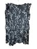 Robert Louis Floral Black White Casual Skirt Size XL - photo 2