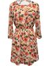 Mimi Chica 100% Polyester Floral Orange Cocktail Dress Size S - photo 1