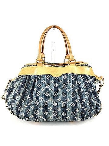 Louis Vuitton LOUIS VUITTON M95336 Monogram Denim Cavalier GM Handbag, 2-Way Bag, Crossbody Shoulder AR1016, Denim, Men's, Women's, Blue (view 2)