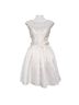 Sherri Hill 100% Polyester Solid Ivory Cocktail Dress Size 0 - photo 2
