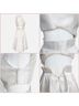 Sherri Hill 100% Polyester Solid Ivory Cocktail Dress Size 0 - photo 8