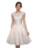 Sherri Hill 100% Polyester Solid Ivory Cocktail Dress Size 0 - photo 1