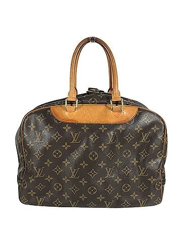 Louis Vuitton LOUIS VUITTON M47270 Monogram Deauville Bag Tote Mini Boston Handbag Canvas Men's Women's Brown (view 1)