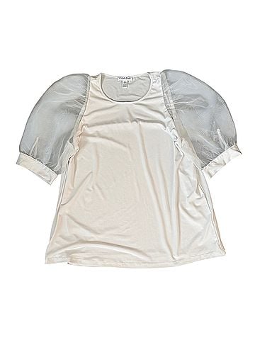 Calvin Klein Short Sleeve Blouse (view 1)