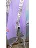Citron 100% Silk Graphic Purple Gray White Button-Down Shirt Size L - photo 6