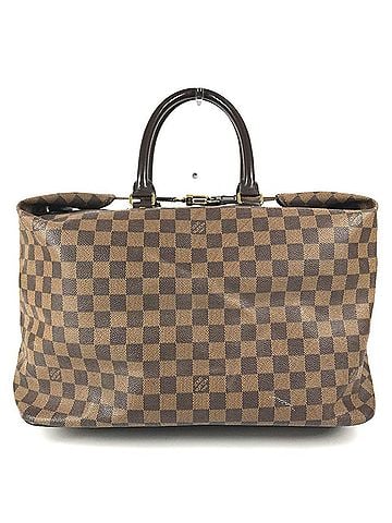 Louis Vuitton LOUIS VUITTON N41165 Damier Greenwich PM Boston Bag, Tote Travel Handbag, Canvas, Ebene Brown. Suitable for men and women. (view 2)