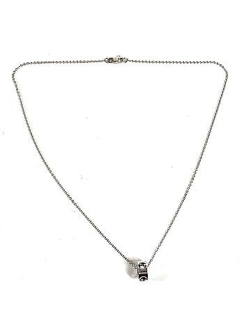 Louis Vuitton LOUIS VUITTON Q93967 Pendant Empreinte Necklace Chain Accessory 18K Gold WG750 Men's Women's Silver (view 2)