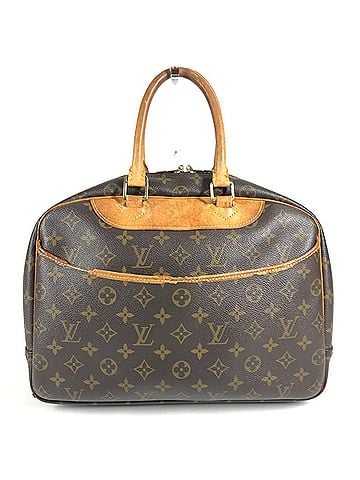 Louis Vuitton LOUIS VUITTON M47270 Monogram Deauville Bag Tote Mini Boston Handbag Canvas Men's Women's Brown (view 1)