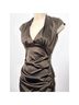 Cache 63% Acetate 35% Nylon 2% Spandex 100% Polyester Brown Cocktail Dress Size 2 - photo 5
