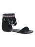 Ellie Aztec Or Tribal Print Black Sandals Size 7 - photo 1