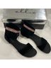 Ellie Aztec Or Tribal Print Black Sandals Size 7 - photo 4