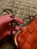 Margot Orange Leather Clutch One size - photo 4