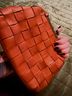 Margot Orange Leather Clutch One size - photo 3