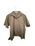 Theory Brown Short Sleeve Button-Down Shirt Size M - photo 1