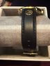 Michael Kors Black Gold Leather Belt One size - photo 8