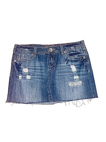 Amethyst Jeans Denim Skirt (view 1)