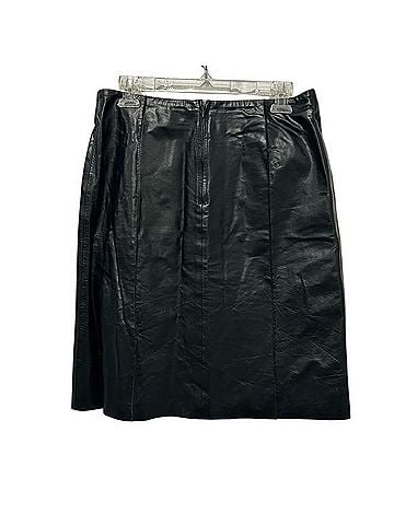 United Colors Of Benetton Leather Skirt (view 2)
