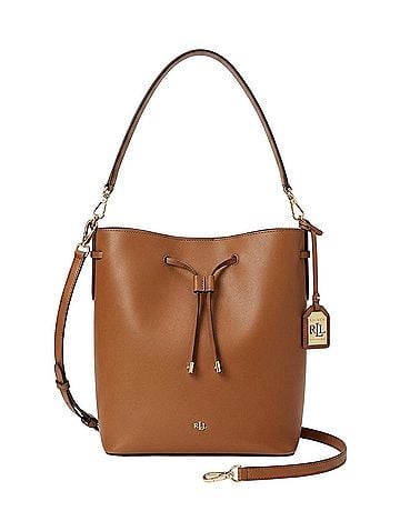 Ralph Lauren Leather Bucket Bag (view 1)