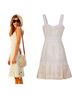Tory Burch 100% Rayon 100% Cotton Print White Casual Dress Size 2 - photo 1