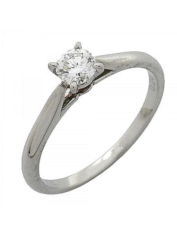 Cartier Cartier Solitaire Ring, 1PD (One Diamond), Pt950 Platinum, 0.24ct Diamond, Size #51, Ladies' Ring (view 1)