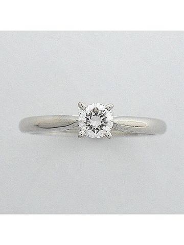 Cartier Cartier Solitaire Ring, 1PD (One Diamond), Pt950 Platinum, 0.24ct Diamond, Size #51, Ladies' Ring (view 2)