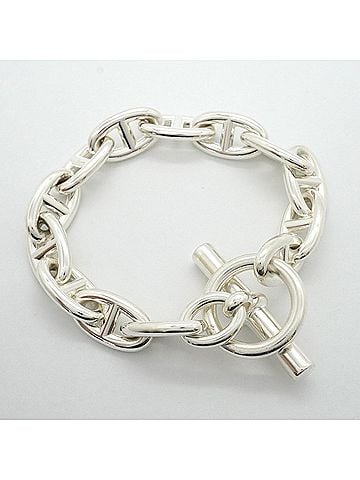 Hermès Hermes Chaine d'Ancre GM Bracelet, 13 links, Sterling Silver 925, Women's. (view 2)