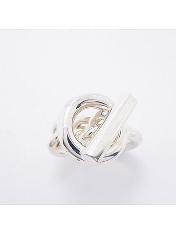 Hermès Hermes Croisette Ring, Sterling Silver 925, Women's (view 2)
