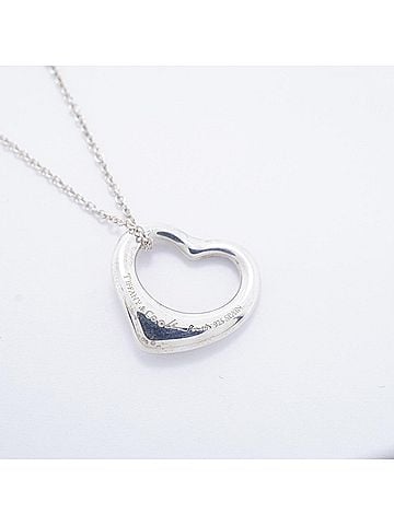 Tiffany & Co. Tiffany &amp; Co. Heart Necklace, Sterling Silver 925, Women's (view 2)