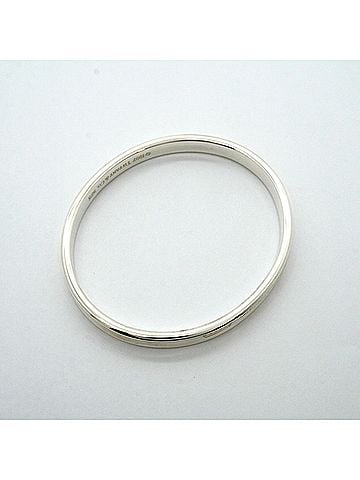Tiffany & Co. Tiffany &amp; Co. Bangle 1837 Narrow Sterling Silver 925 Men's Women's (view 2)