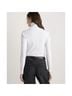 Quince Solid White Long Sleeve Top Size M - photo 5