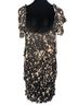 DKNY Floral Black Multi Color Cocktail Dress Size 4 - photo 2