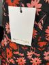 Sugarlips Floral Black Red Pink Casual Dress Size L - photo 3