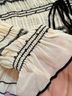 Forever 21 100% Polyester 9% Spandex 1% Elastane Black Ivory Long Sleeve Blouse Size L - photo 5