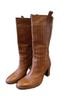 Cole Haan 100% Leather Print Brown Boots Size 10 - photo 1