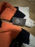 Vince Camuto 100% Polyester Color Block Black Orange White Pullover Sweater Size XL - photo 6