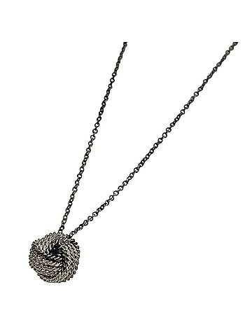 Tiffany & Co. Tiffany &amp; Co. Somerset Twist Necklace, Sterling Silver 925, Silver, Women's (view 1)