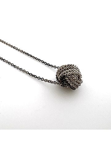 Tiffany & Co. Tiffany &amp; Co. Somerset Twist Necklace, Sterling Silver 925, Silver, Women's (view 2)