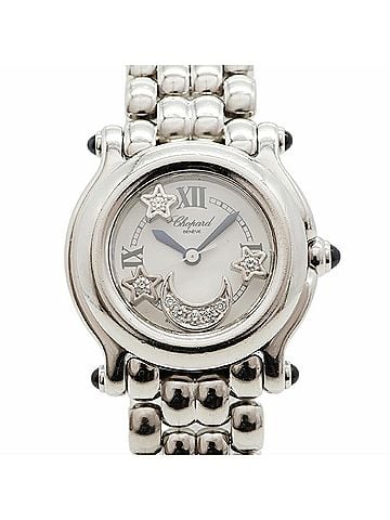 Chopard Chopard Happy Sport Diamond 27 8250-21 White Dial Women's Watch (view 1)