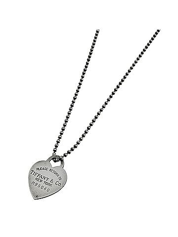 Tiffany & Co. Tiffany &amp; Co. Return to Necklace Long Heart Tag Sterling Silver 925 Women's (view 1)