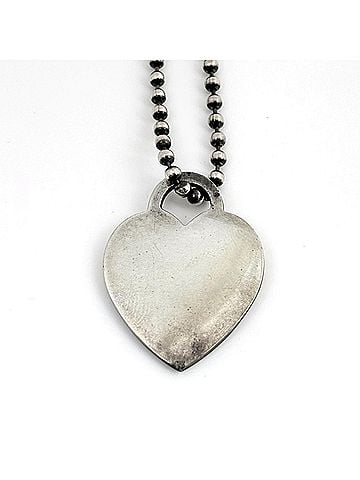Tiffany & Co. Tiffany &amp; Co. Return to Necklace Long Heart Tag Sterling Silver 925 Women's (view 2)