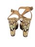 Just Fabulous Tan Multi Color Sandals Size 9 - photo 2