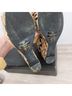 Just Fabulous Tan Multi Color Sandals Size 9 - photo 7