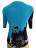 Jamie Sadock 100% Poly Graphic Blue Black Gray Casual Shirts Size S - photo 2