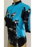 Jamie Sadock 100% Poly Graphic Blue Black Gray Casual Shirts Size S - photo 6